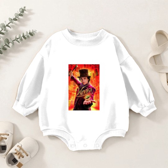 Discover Wonka Movie 2023 Baby Romper Sweatshirts