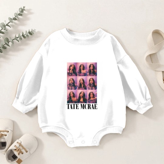 Discover Tate Mcrae Wanna Be Tate Mcrae Shir Baby Romper Sweatshirts