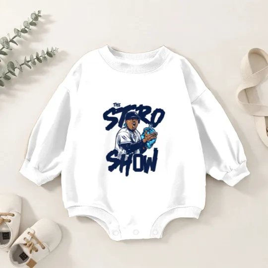 Discover marcus stroman stro show new york baseball Baby Romper Sweatshirts