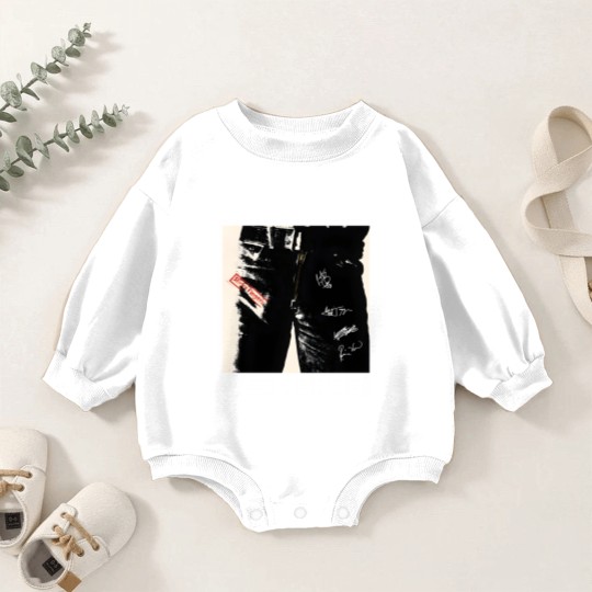 Discover Sticky Fingers album vintage Baby Romper Sweatshirts