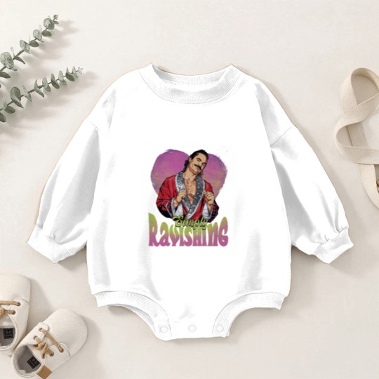Discover Rick Rude Simply Ravishing Heart Baby Romper Sweatshirts