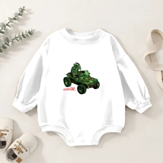 Discover 11. of the legend gorillaz gorillaz gorillaz of Dayak house Mask Baby Romper Sweatshirts