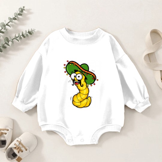 Discover Tequila Worm Baby Romper Sweatshirts