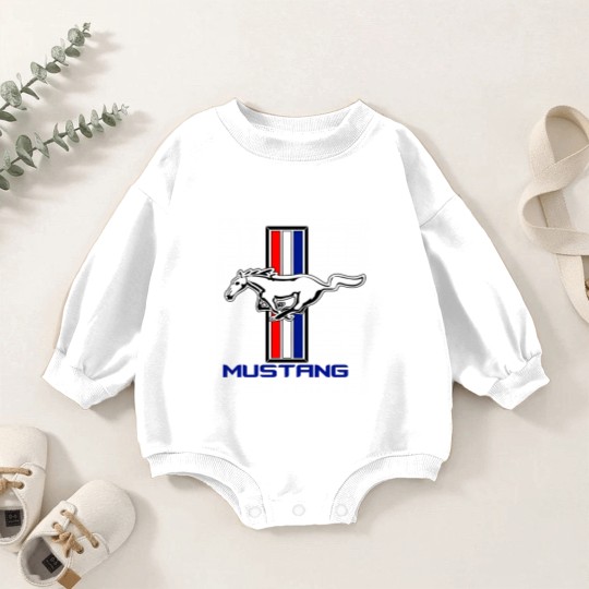 Discover Mustang Vintage Tribar Lovers Baby Romper Sweatshirts