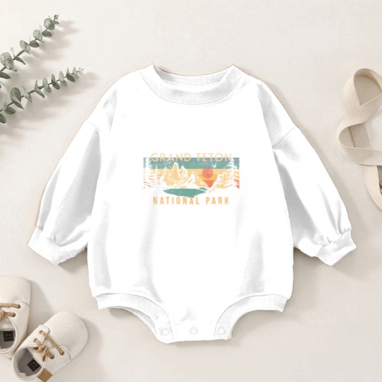 Discover Grand Teton National Park Baby Romper Sweatshirts