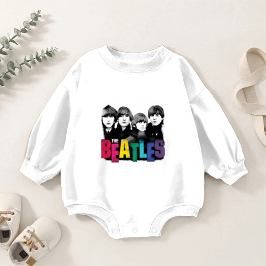 Discover Kids The Beatless Colorful Baby Romper Sweatshirts