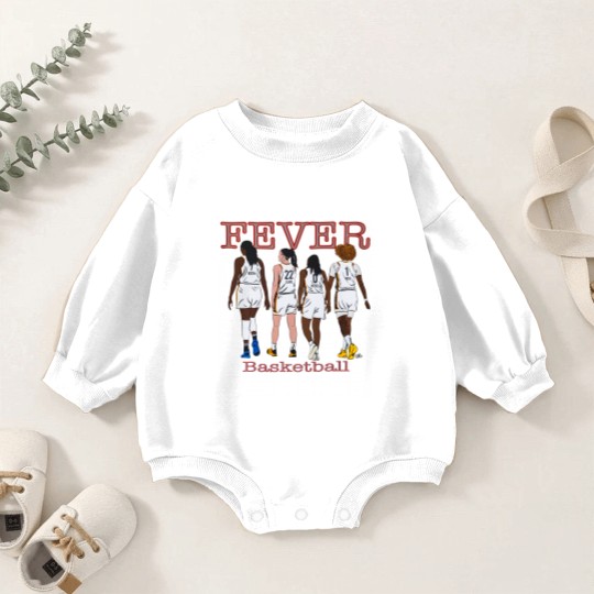 Discover Indiana Fever Basketball Team Baby Romper Sweatshirts Baby Romper Sweatshirts