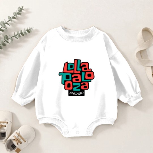 Discover Lollapalooza Chicago Music Festival Baby Romper Sweatshirts