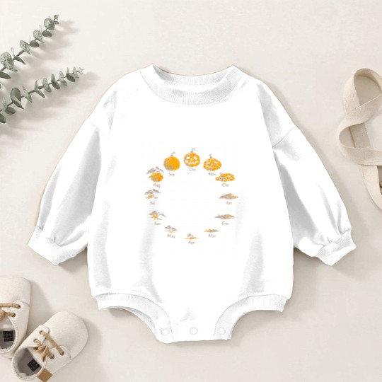 Discover pumpkin life cycle for thanksgiving halloween costume t Baby Romper Sweatshirts