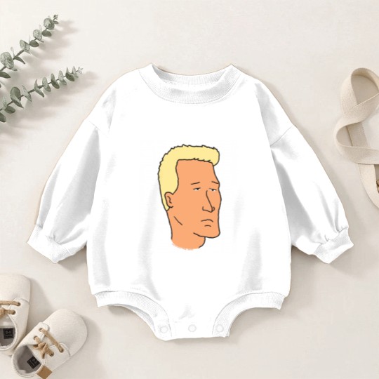 Discover king of the hill boomhauer simple portrait Baby Romper Sweatshirts