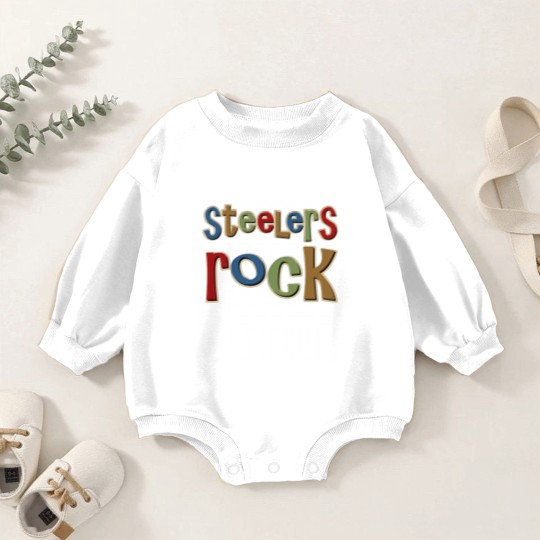 Discover Steeler Rock Baby Romper Sweatshirts