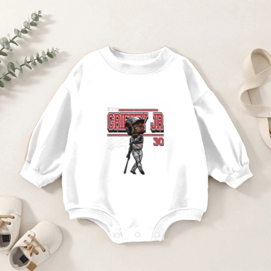 Discover Ken Griffey Jr. Cartoon - Ken Griffey Jr - Baby Romper Sweatshirts