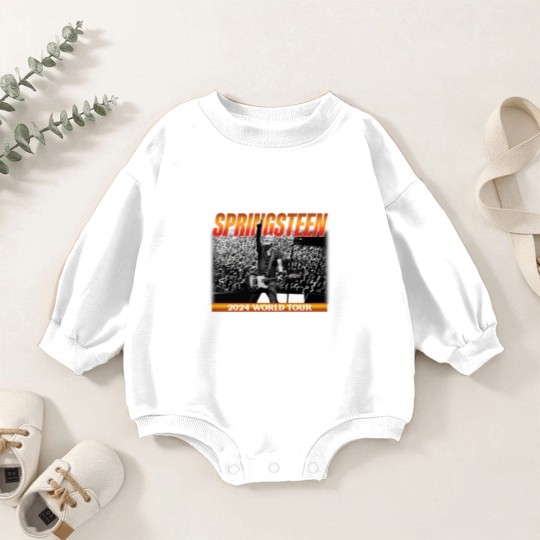 Discover Bruce Springsteen 2024 Tour Baby Romper Sweatshirts, Bruce Springsteen 60th Anniversary Baby Romper Sweatshirts