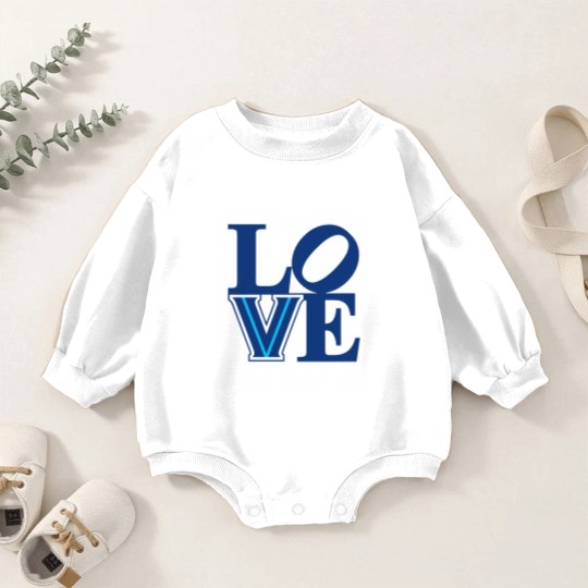 Discover Villanova LOVE Baby Romper Sweatshirts