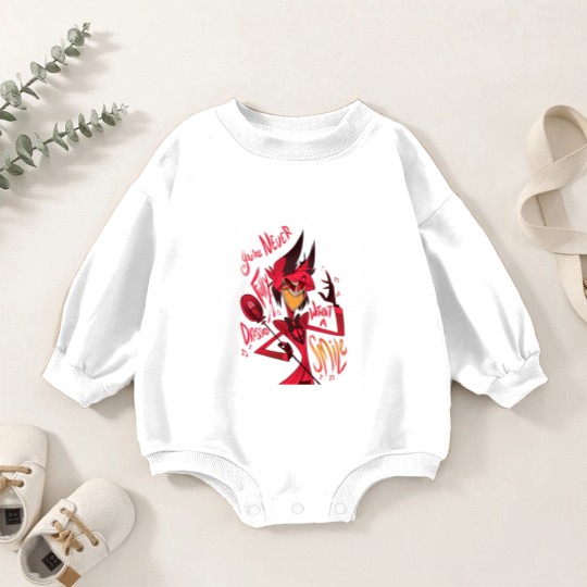 Discover Alastor Hazbin Hotel Baby Romper Sweatshirts, Angel Dust Charlie Hazbin Hotel Hazbin Hotel Baby Romper Sweatshirts
