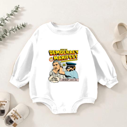 Discover This Is Democracy Manifest Iconic Baby Romper Sweatshirts | I See You Know Your Judo Well