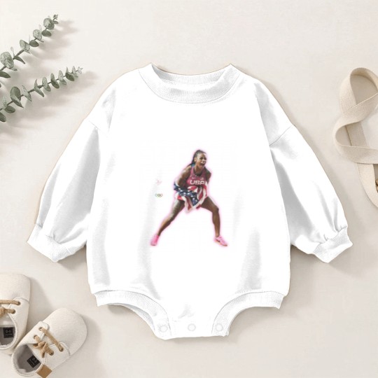 Discover Vtg inspired Sha'Carri Richardson 2024 Paris Olympics Baby Romper Sweatshirts Baby Romper Sweatshirts
