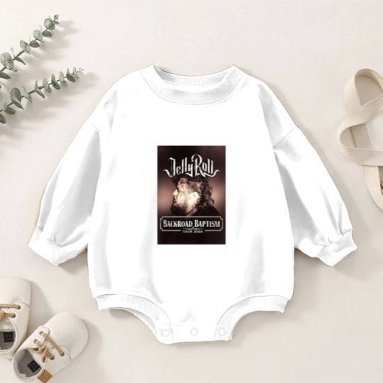 Discover Backroad Baptism Tour, Jelly Roll Tour, Jelly Roll Baby Romper Sweatshirts