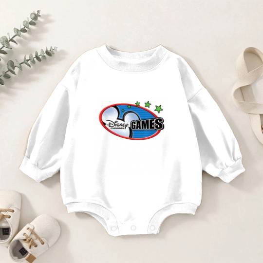 Discover Channel Game Baby Romper Sweatshirts, Mouse Ears Gaming Baby Romper Sweatshirts