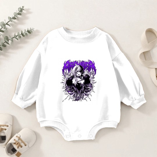Discover Hololive English Shiori Novella Baby Romper Sweatshirts