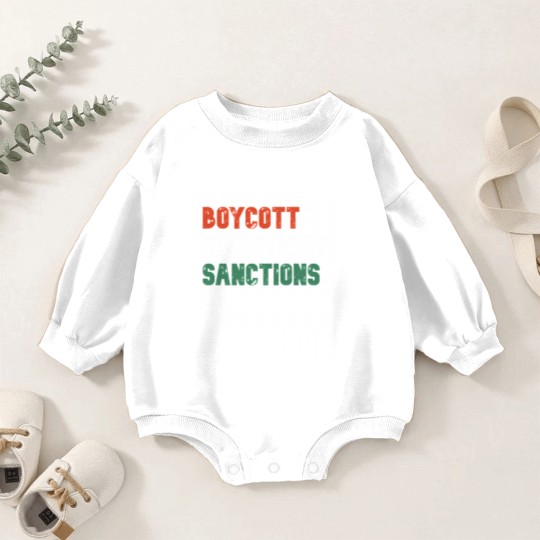 Discover Bds (Boycott Divestment Sanctions) Baby Romper Sweatshirts