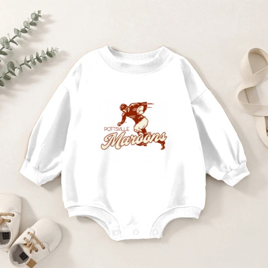 Discover Defunct Pottsville Maroons Football Team Baby Romper Sweatshirts Baby Romper Sweatshirts