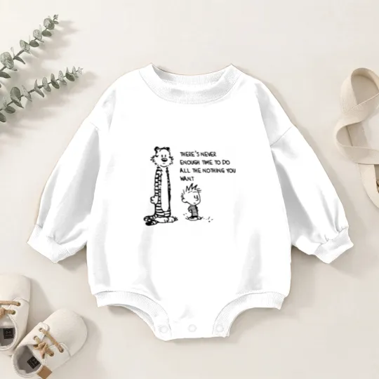 Discover Calvin And Hobbs Calvin And Hobbs Calvin And Hobbs Baby Romper Sweatshirts