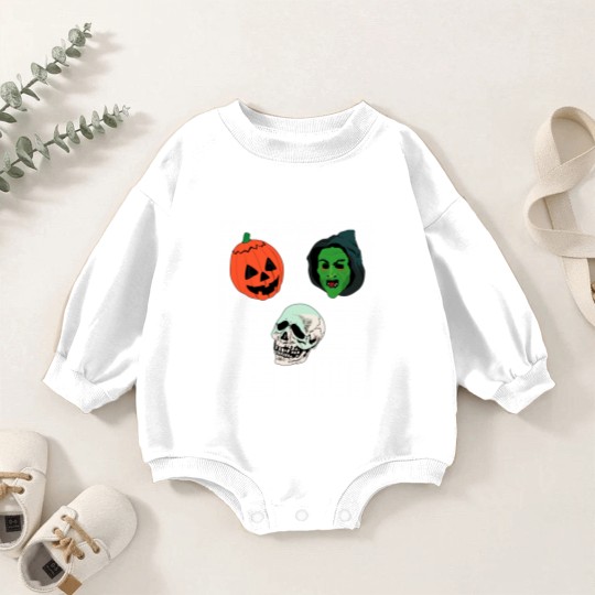 Discover Silver Shamrock Mask Set Baby Romper Sweatshirts