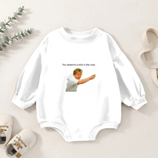 Discover Gordon Ramsay angry comment Baby Romper Sweatshirts