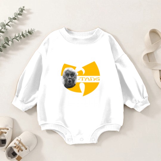 Discover Wooo-Tang Rick Flair WOO Funny Parody Baby Romper Sweatshirts