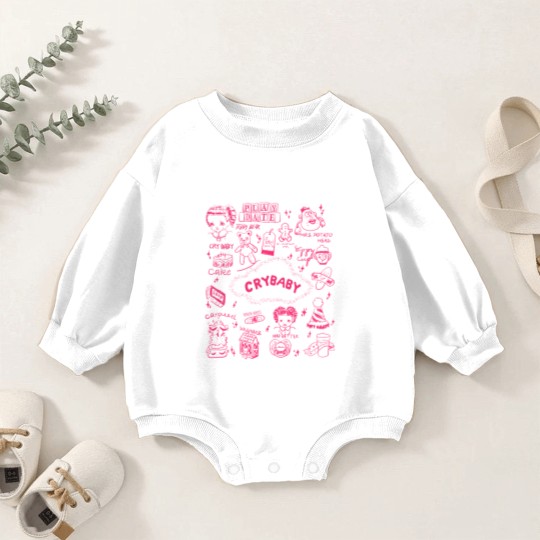 Discover Vintage Melanie Martinez Cry Baby Album Baby Romper Sweatshirts,  Melanie Martinez Merch