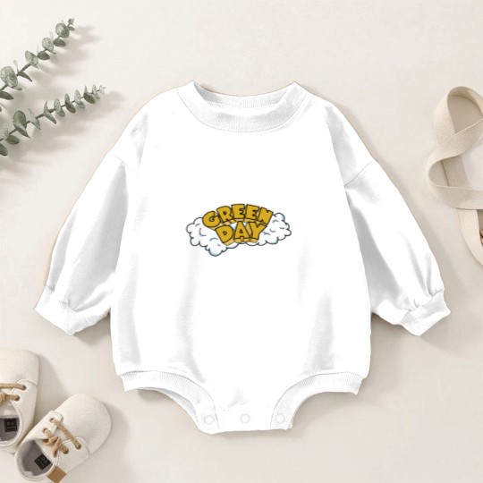Discover greenday flag, greenday greatest , greenday insomniac, greenday idiot american, greenday best basket,  greenday autograph, greenday box set , greenday bullet in a bible, greenday bracelet, greenday basket case, greenday rock band Baby Romper Sweatshirts