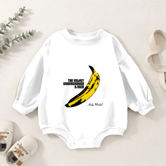 Discover The Velvet Underground _amp_ Nico, LARGE Print Baby Romper Sweatshirts