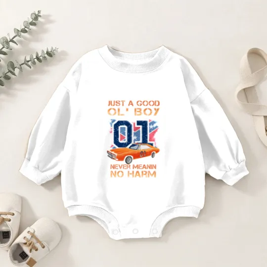Discover Good ol boy School Dukes of Hazzard 210 Baby Romper Sweatshirts