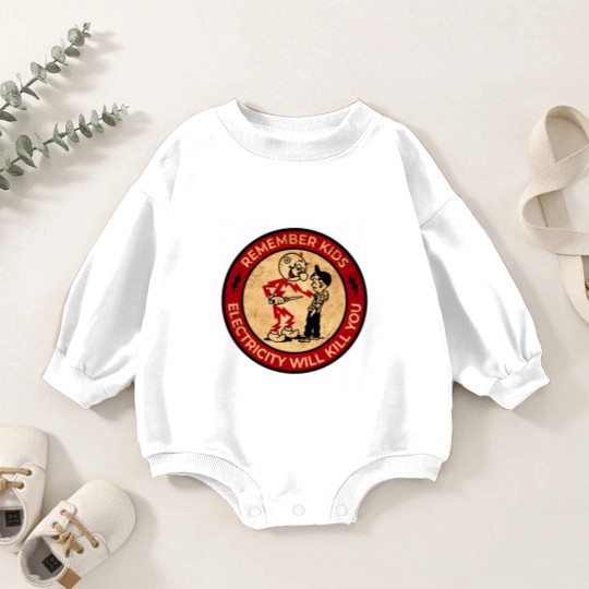 Discover Electricity Will Kill You Vintage Baby Romper Sweatshirts