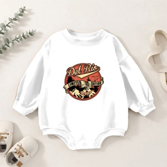 Discover I Love Del Rio Texas Retro Vintage  - Del Rio Texas - Baby Romper Sweatshirts