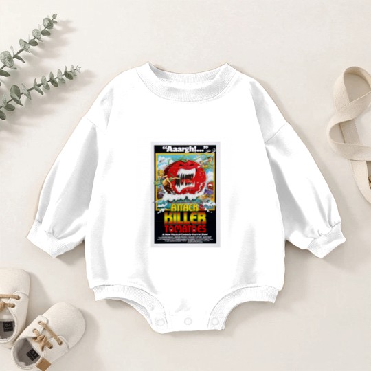 Discover Attack of the Killer Tomatoes 1978 Movie Poster Baby Romper Sweatshirts