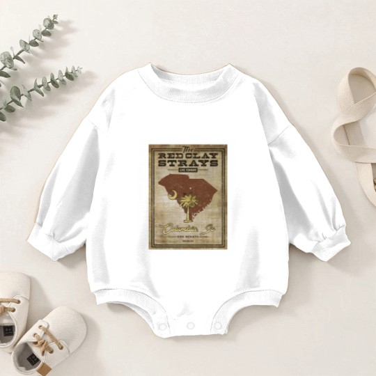 Discover Red Clay Strays Baby Romper Sweatshirts