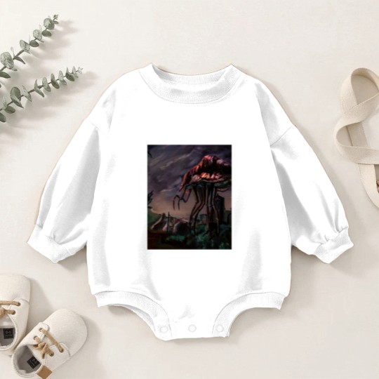 Discover Morrowind - Silt Strider Graphic Baby Romper Sweatshirts