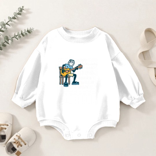 Discover guitar lover just because i can't sing doesn't mean i won't Baby Romper Sweatshirts