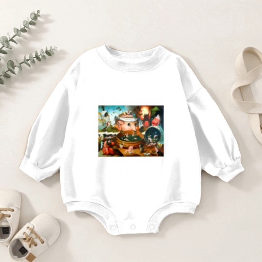 Discover The Vision of Tondal Hieronymus Bosch Baby Romper Sweatshirts