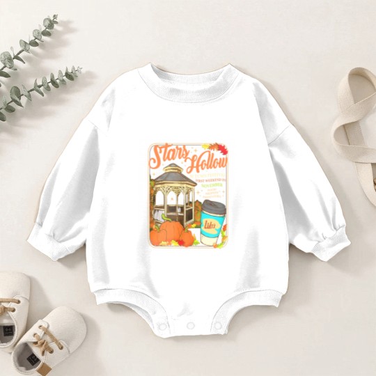 Discover Stars Hollow Connecticut  Color Baby Romper Sweatshirts, 1779 Baby Romper Sweatshirts, Gilmore Girls Baby Romper Sweatshirts, Autumn Baby Romper Sweatshirts, Lukes Diner Baby Romper Sweatshirts, Gilmore Girls Baby Romper Sweatshirts