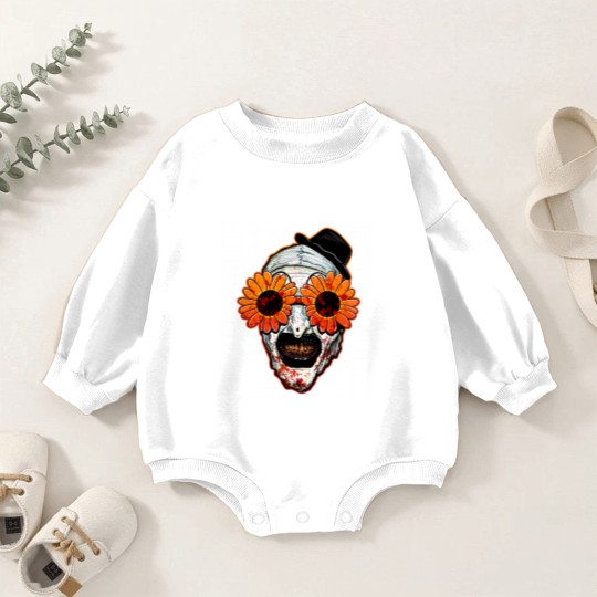 Discover Art The Clown Terrifier 2 Sunflower Sunglasses Horror Baby Romper Sweatshirts