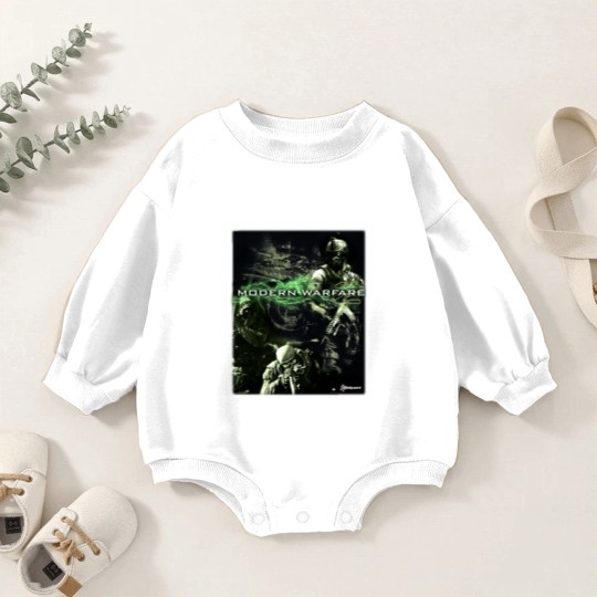 Discover 2009 Call of Duty Modern Warfare 2 IW Promo Vintage Y2K Baby Romper Sweatshirts