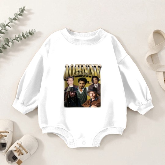Discover Maglietta Johnny Depp retr, Johnny Depp pirata Baby Romper Sweatshirts