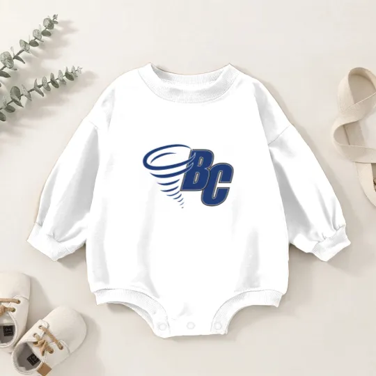 Discover Brevard College TORNADOS Baby Romper Sweatshirts