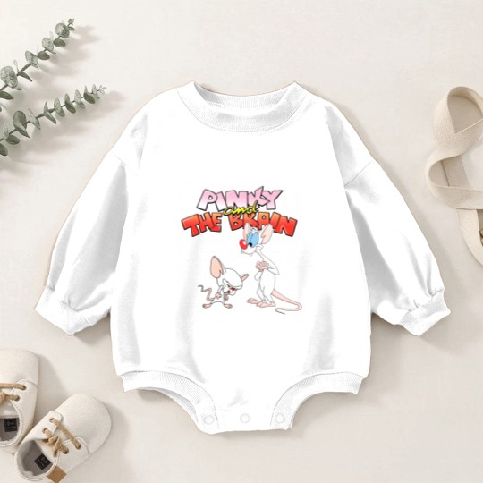 Discover Pinky and the Brain Baby Romper Sweatshirts