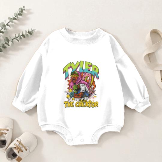 Discover Limited Tyler The Creator Who Dat Boy Vintage Baby Romper Sweatshirts