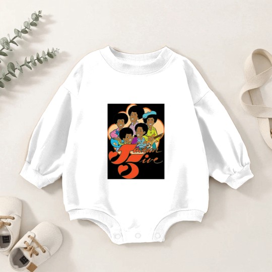 Discover Vintage Jackson 5 70s Cartoon Retro Vintage Style Distressed Baby Romper Sweatshirts