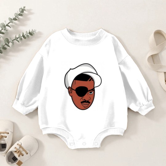 Discover A Rapper Record Producer Slick Rick 143 Baby Romper Sweatshirts